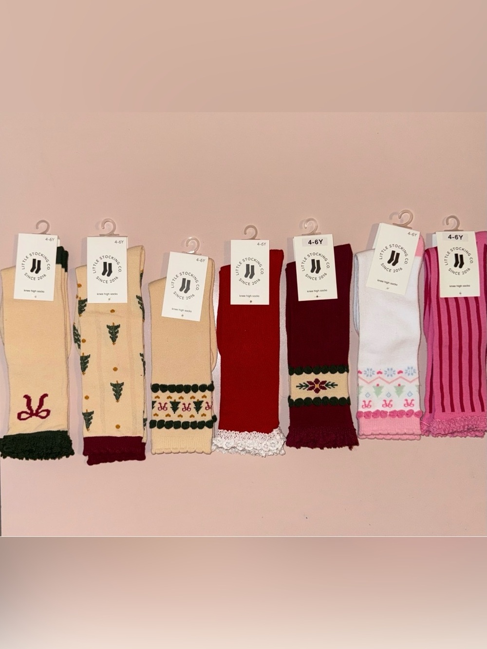 Little Stocking co Christmas knee high socks